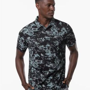 Travis Matthew Alley Oop Black Golf Polo Blue Men’s Size XXL